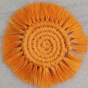 Macrame coaster